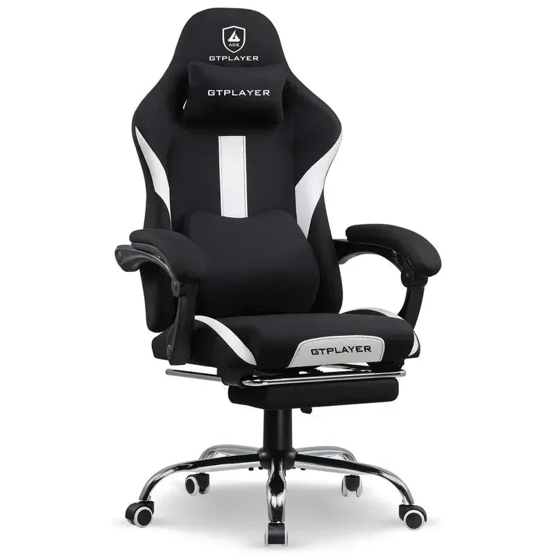 GTPLAYER Gaming Chair with Footrest,