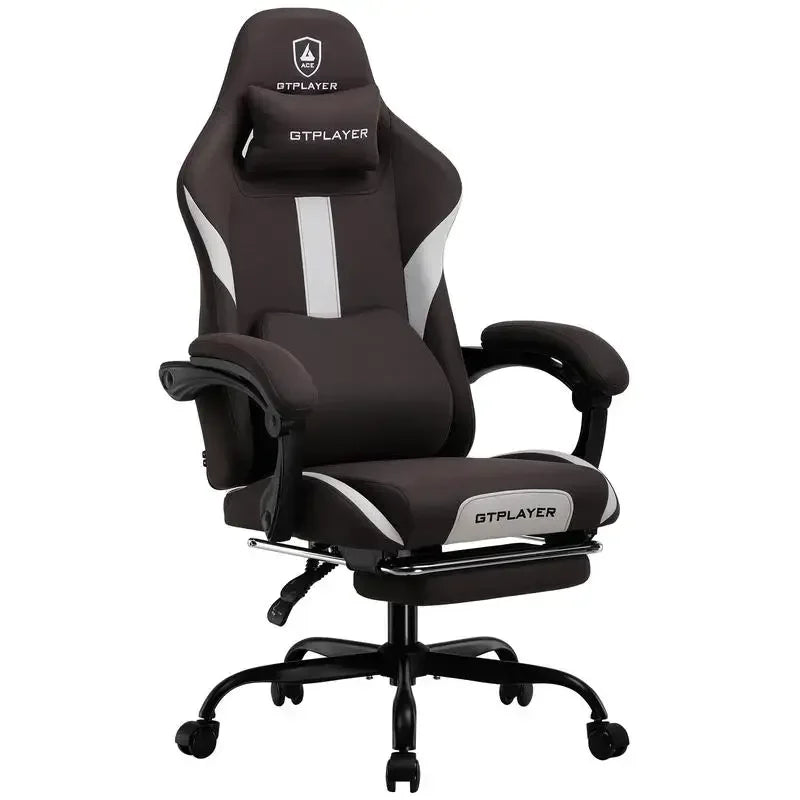 GTPLAYER Gaming Chair with Footrest,